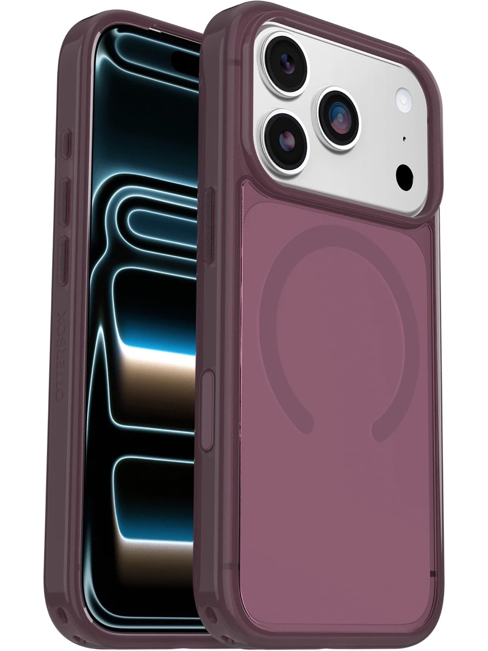 iPhone 17 Pro OtterBox Symmetry Series Purple Clear Case with MagSafe NWOT